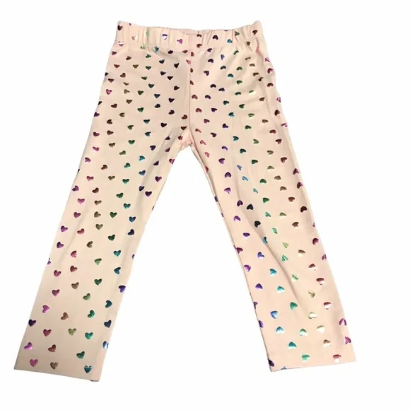 Btween Baby Girls Cute Fleece Love Hoodie Leggings Set size 12 - 24 M Pink/Melon - Picture 10 of 11